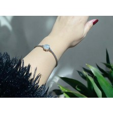 Gümüş Renk Charm Taşıyıcı Çelik Bileklik