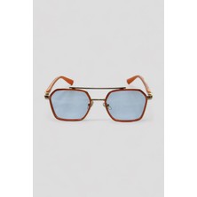 Ecs Mavı Turuncu Unısex Güneş Gözlüğü