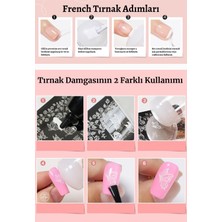 Lovendas Tırnak Süs Damgalama - French Stamper Aleti - Yumuşak ve Pürüzsüz Yüzey, Kolay ve Pratik