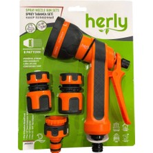 Herly HL2201 Sulama Sprey Tabanca Seti 8 Fonksiyonlu