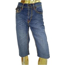 True Relıgıon S- M / 29, Diz Hizası #bermuda, #caprı, #jeans #denim #dikiş Vurgulu #pantolon