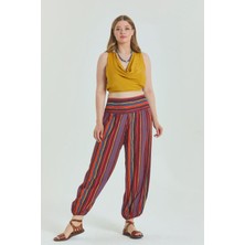 Beli Lastikli Rahat Kesim Büyük Beden Pantolon