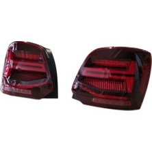 Vw Polo 6r 209-2014 Uyumlu Q2 Dizayn Kırmızı LED Stop