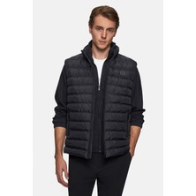 Twn Slim Fit Siyah Düz Yelek Mont 3ECY70501503M