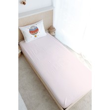 Tuğba Kuğu Tek Kişilik Lastikli Çarşaf Seti - Zezig x Royal Series - Pink