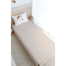 Tuğba Kuğu Tek Kişilik Lastikli Çarşaf Seti - Royal Series - Baby Giraffe