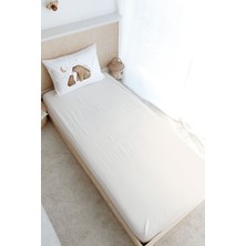 Tuğba Kuğu Tek Kişilik Lastikli Çarşaf Seti - Royal Series - Baby Bear