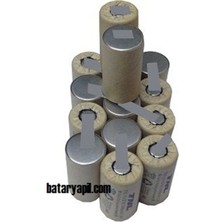 x 18V Batarya Için 2400MAH Tnl Nicd Pil Grubu