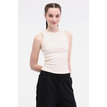 Lumberjack WB RIBANA 10SSB106 5FX Bej Kadın Atlet 101931765