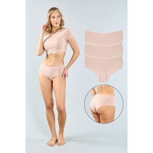 Pamuklu Ten Basic Kadın Boxer Külot 3'lü Paket