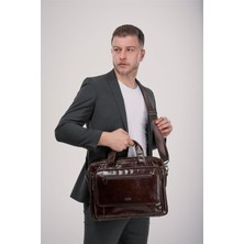 ÇÇS 71473 Hakiki Deri Evrak Çantası