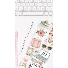 Get It Girl! Sticker Seti - Laptop, Telefon, Defter ve Günlükler Için Ideal (11X24 Cm)