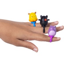 Squishmallows Squish-A-Longs 3 Figür + Yüzük Çantalı Sürpriz Paket Seri 1