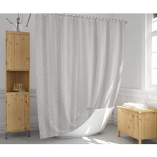 Banyo Perdesi 1X100X200 Tek Kanat Duş Perdesi Halka Hediyeli Duşakabin Perdesi 5026