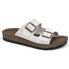 Moda Ayakkabı23 Moda Ayakkabı 27-48 Bej-Byz Kadın Terlik Ayakkabı