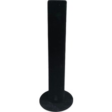 Boru Tipi Süet Bay& Bileklik,saat , Toka ve Kelepçe Standı (Siyah)