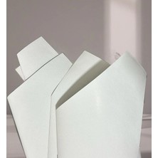 A5 Krome Karton Kağıt 50 Adet 21X14,8 cm Ambalaj Kağıdı Önü Beyaz Arkası Gri 230 Gr.