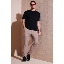Buratti Streç Regular Fit Normal Bel Düz Paça Jogger Pantolon Erkek Pantolon CF25617801