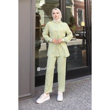 Ribana Detaylı Takım Mint Yeşili