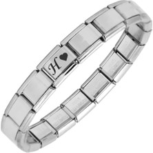 İdol Avm Moda Harfli Italyan Charm Bileklik Takı Hediyelik Aksesuar