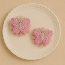 Tül Detaylı Kelebekli Pens Toka