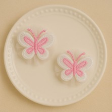 Tül Detaylı Kelebekli Pens Toka