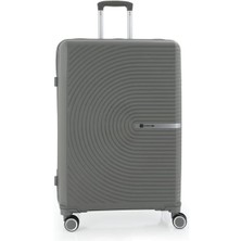 Mçs Polipropilen Valiz V374 75 cm Büyük Boy Gri