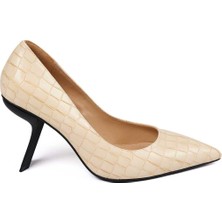 Bestello Sivri Burun Neolit Taban Kalın Topuklu 281-6000 Kadın Ayakkabı