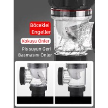 Lüks Pop-Up Lavabo Eviye Gider Sifonu Basmalı Taslı Körüklüdür
