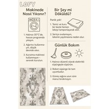 Klasik Damask Desenli Halı, Bej Gri Renk, Kaymaz Tabanlı, Yıkanabilir, Zarif Salon Dekoru Için