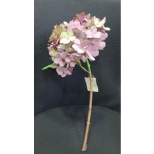Yapay Çiçek Ortanca Hydrangea 35CM Dekoratif Hediyelik Bitki Dal Gerçekçi Tamamlayıcı 1 Adet