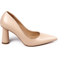 Bestello Sivri Burun Neolit Taban Kalın Topuklu 281-8045 Kadın Ayakkabı