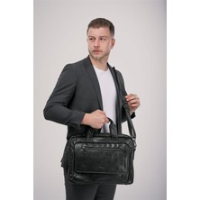 ÇÇS 71473 Hakiki Deri Evrak Çantası