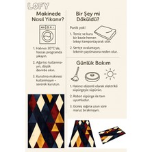 Modern Geometrik Desenli Halı – Yıkanabilir, Bebek ve Evcil Hayvan Dostu, Kaymaz Taban