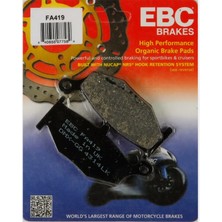 Ebc FA419 2007-2008 Suzuki Gsx-R 1000 Uyumlu Arka Fren Balatası Organik Balata