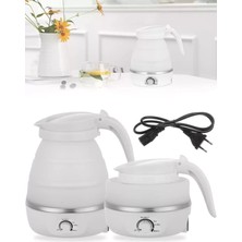 Katlanabilir Silikonlu Elektrikli Su Isıtıcısı Kamp Piknik Su Isıtıcı Taşınabilir Mini Kettle