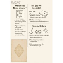 Makinede Yıkanabilir Kaymaz Krem Halı – Bej Desenli | Ince Yapı & Robot Süpürgeye Uyumlu