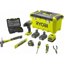 R18PD3-220TAH Akülü Darbeli Matkap 18 V Aksesuar Seti