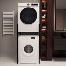 Banyo Rafı Çamaşır ve Kurutma Makinesi Dolabı Beyaz 1624