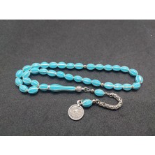 Mineli Altılı Yarma Model Düşük Ayar (475 Ayar) Gümüş Tesbih Sertifikalı 7743