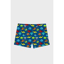Slipstop Aquatic Baskılı Upf 50+ Korumalı Mayo Short Erkek Çocuk Mayo Short SR2531000002