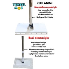 Tembel Mop Tüm Bezleri Kendi Alabilen Otomatik Mop Yüzey Temizlik Havlusu Kullan At Bezler Için
