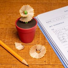 Kikkerland Flower Pot Pencil Sharpener Kalemtraş.