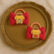 Pompompurin Karakterli Bağlamalı Kız Çocuk Toka