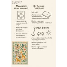 Hayvan Figürlü Halı – Kaymaz & Yıkanabilir | Bebek ve Evcil Dostu Oyun Halısı | 120X180