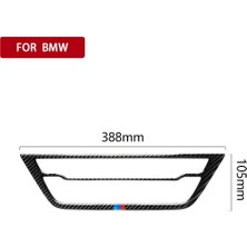 Bmw 5 Serisi G38 Karbon Fiber CD Paneli Dekoratif Sticker