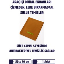 Carras Auto Süet Yüzeyli Güderi Araç Içi Temizlik Bezi 50X70 cm