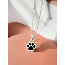 Pati Parlak Tasarım Altın Rengi 925 Ayar Gümüş Kolye