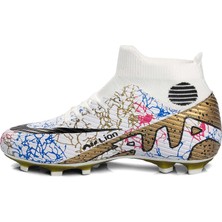 Yusufshoes Lion Boğazlı Çocuk Yetişkin Çoraplı Halı Saha Futbol Ayakkabısı
