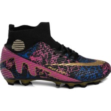 Yusufshoes Lion Boğazlı Çocuk Yetişkin Çoraplı Halı Saha Futbol Ayakkabısı